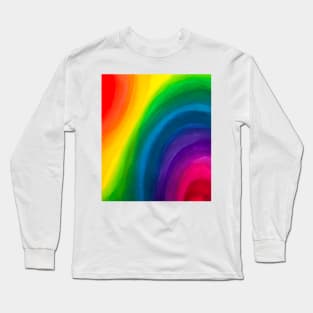 Somewhere Over the Rainbow Gouache 3 Long Sleeve T-Shirt